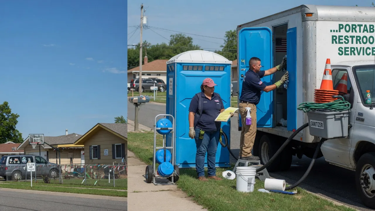 Portable Toilet Rental in Oakwood, VA near me